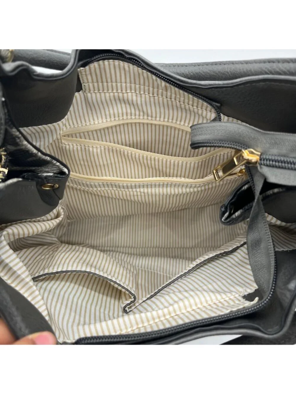 MKF Charcoal April Hobo Bag